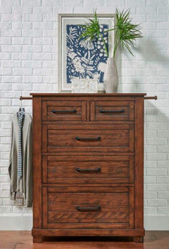 A-America® Sun Valley Rustic Timber Chest-2