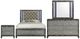 New Classic® Home Furnishings Radiance 4-Piece Black Pearl California King Panel Storage Bedroom Set-0