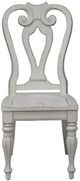 Liberty Furniture Magnolia Manor Antique White Splat Back Side Chair-2