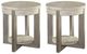 Signature Design by Ashley® Urlander 2-Piece Whitewash End Tables Set-0