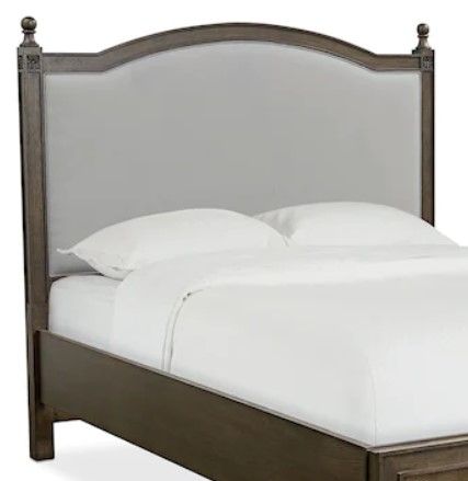 Bassett® Furniture Charlotte Tavern California King Upholstered Bed with Low Footboard-2