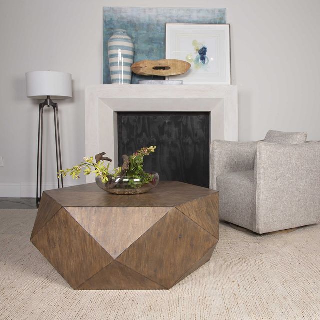 Uttermost® Volker Honey Coffee Table-1