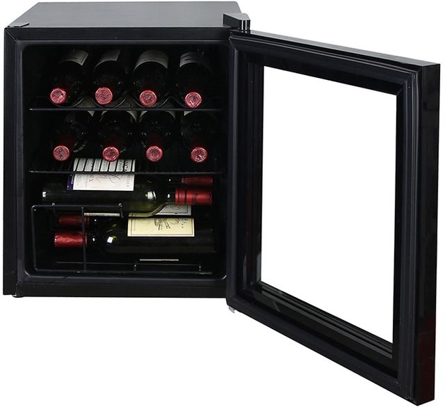 Avanti® 17" 1.6 Cu. Ft. Black Wine Cooler-1