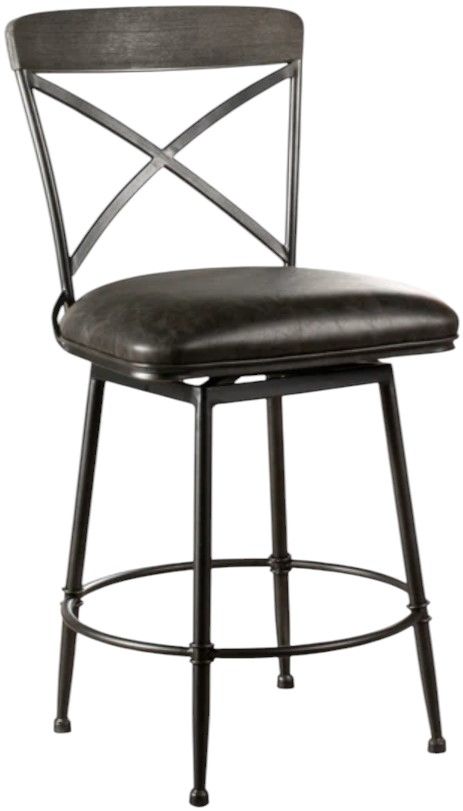 HH2 Home Decker Gray Counter Stool-0