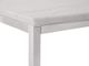 Magnussen Home® Esme Brushed Nickel/White Marble Rectangular End Table-5
