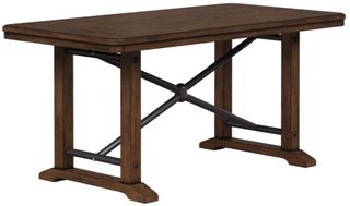 Bernards Danville Brown Counter Dining Table