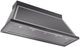 Ilve® Nostalgie II Noblesse 60" Glossy Black Wall Mounted Range Hood with Chrome Trim-1