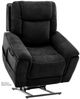 Mega Motion® Trio Mezzo Trento Charcoal Power Lift Recliner with Adjustable Headrest-0
