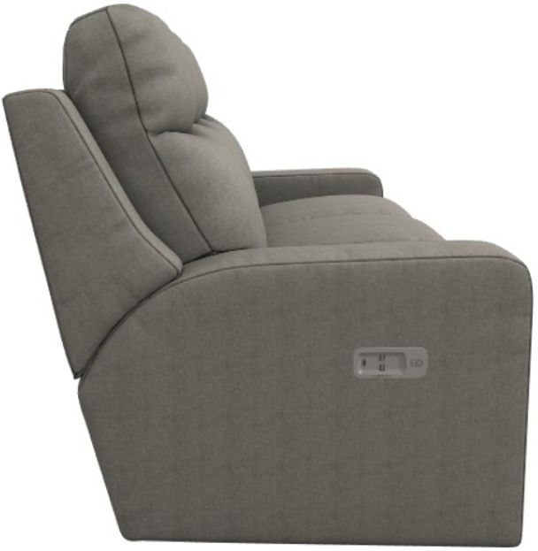 La-Z-Boy® Emmons Quarry Power Reclining Sofa with Headrest and Lumbar-3