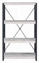 ACME Furniture Jurgen Antique White/Black Bookshelf-1
