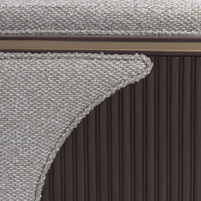 Michael Amini® West Kensington Medium Espresso Loveseat-4