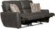 Catnapper® Dorian Charcoal/Nutmeg Reclining Loveseat-5