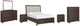 Signature Design by Ashley® Brueban 5-Piece Brown Queen Panel Storage Bed Set-1