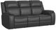 Flexsteel® Ziggy Iron Leather Power Reclining Sofa with Power Headrest and Lumbar-0