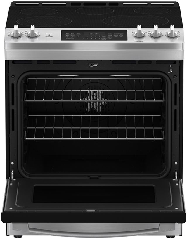 GE® 30" Stainless Steel Slide-In Electric Range-1