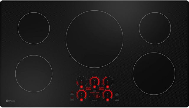 GE Profile™ 36" Black Built-In Induction Cooktop-1