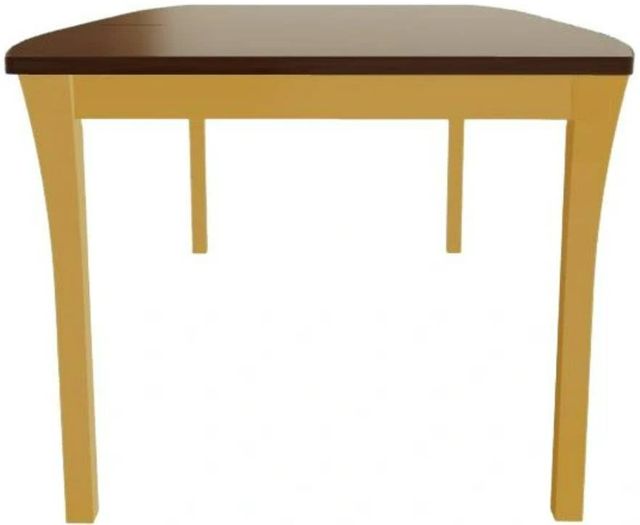 Mavin Customizable 42" x 66" Boat Extendable Dining Table with 12" Leaf-2
