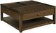 Hammary® Nyles Cocoa Square Lift Top Coffee Table-0