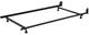Rize Home Deluxe Twin/Full Low Profile Standard Bed Frame with 4 Glides-0
