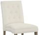 Fairfield® Customizable Entree Dining Straight Short Back Tufted Armless Stack Chair with Buttons-1