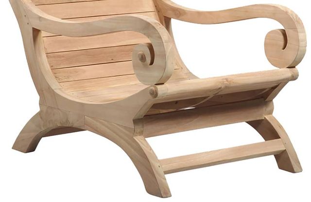 Dovetail Furniture Tomas Natural Wooden Outdoor Lounge Chair-1