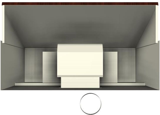 Vent-A-Hood® 36" Biscuit Tilt-Out Wall Mounted Range Hood-3