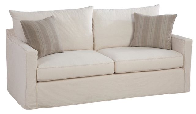 Four Seasons Customizable Jordan 2-Seat Slipcovered Sofa-0