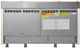 Viking® Tuscany 66" Pure White Pro Style Dual Fuel Range with 2 Induction-4