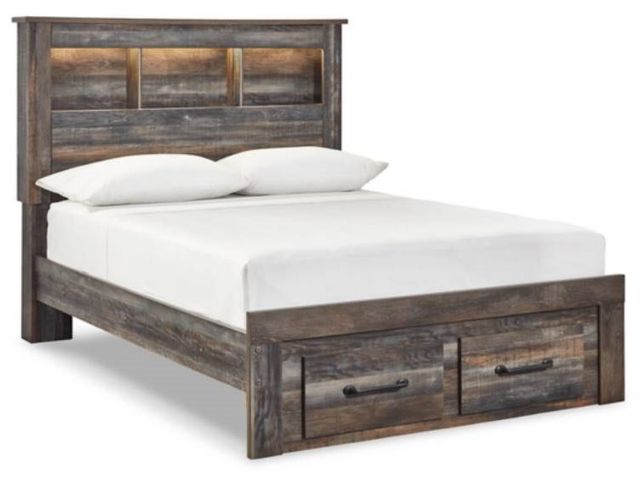 Signature Design by Ashley® Drystan 4-Piece Multi Full Bookcase Storage Bed Set-1