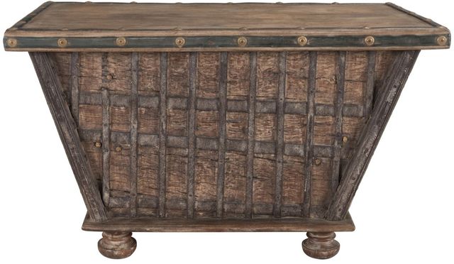 Classic Home Brown 33" Cart Storage Box-2