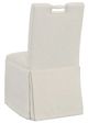 Fairfield® Customizable Entree Dining Short Back Skirted Dining Chair with Linen Pull-3
