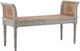 Furniture Classics Castlewood Greige/Tan Bench-0