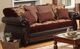 Furniture of America® Franklin 2-Piece Burgundy/Espresso Set-2