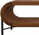 Vintage Furniture Fresno Coffee Table with Metal Base-1