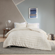 Olliix by Urban Habitat Mercer 3 Piece Ivory Full/Queen Cotton Chenille Comforter Set-4
