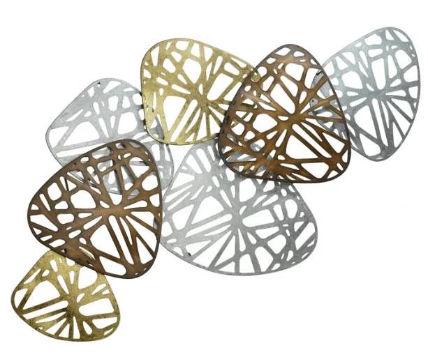 StyleCraft Thar Dark Brown/Gold/Silver Wall Art | Brownie Furniture ...