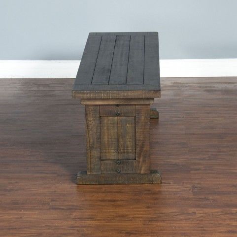 Sunny Designs™ Homestead Tobacco Leaf Side Bench-2