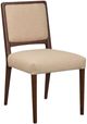 Bassett® Furniture Copenhagen Espresso/Sisal Upholstered Dining Side Chair-0