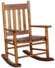 Coaster® Annie Slat Back Youth Golden Brown Rocking Chair-0