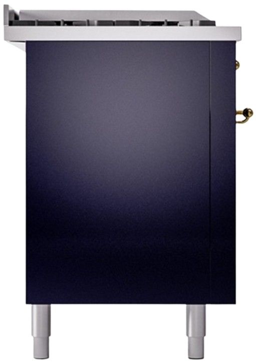 Ilve® Nostalgie II Series 60" Midnight Blue Pro Style Dual Fuel Range-2