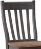 John Thomas Furniture® Dining Essentials Cafe Coal/Hickory Side Chair-1