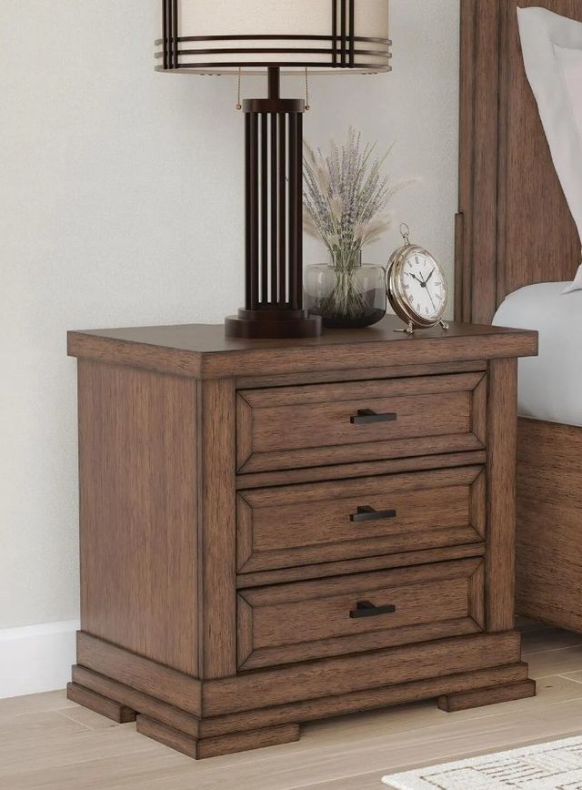 Signature Design by Ashley® Taffenbrook Medium Brown Nightstand-1