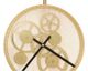 A & B Home Gold Wall Clock with Gear Design-3