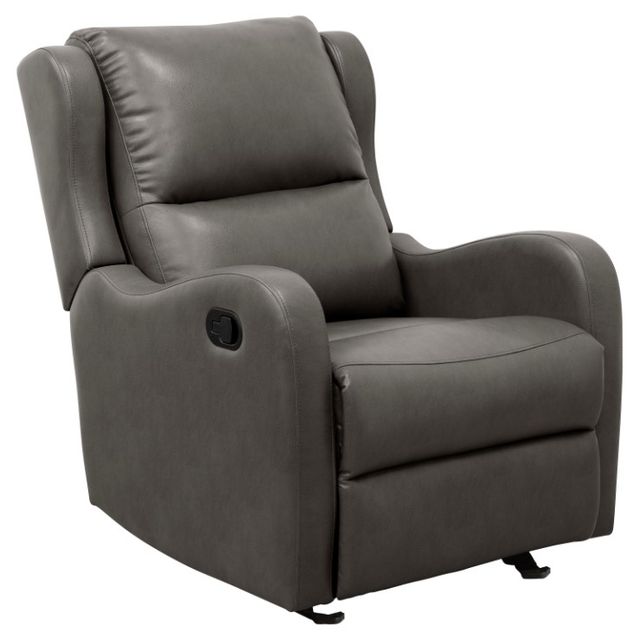 Homelegance® Durant Gray Gliding Recliner-0