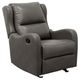 Homelegance® Durant Gray Gliding Recliner-0