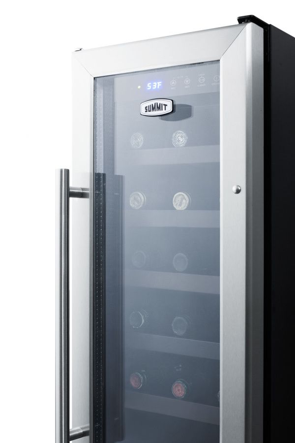 Summit® 12" Stainless Steel Wine Cooler-2