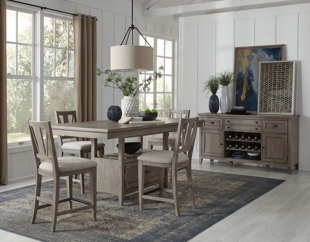 Magnussen Home® Paxton Place Baja Fog/Dovetail Gray Counter Chair-1