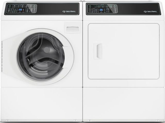 Speed Queen® White Laundry Pair-0