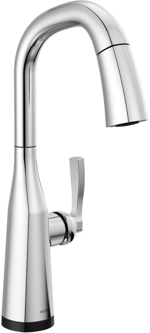 Delta Stryke® Lumicoat® Chrome Single Handle Bar/Prep Faucet with Touch2O® Technology -0