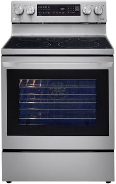 LG 30" PrintProof™ Stainless Steel Free Standing Electric Range with Air Fry